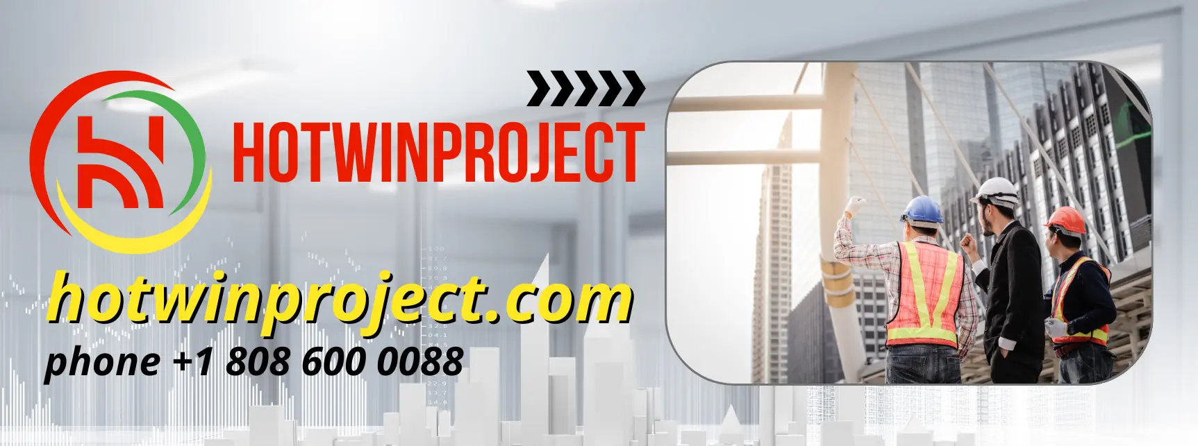 Banner proyek konstruksi